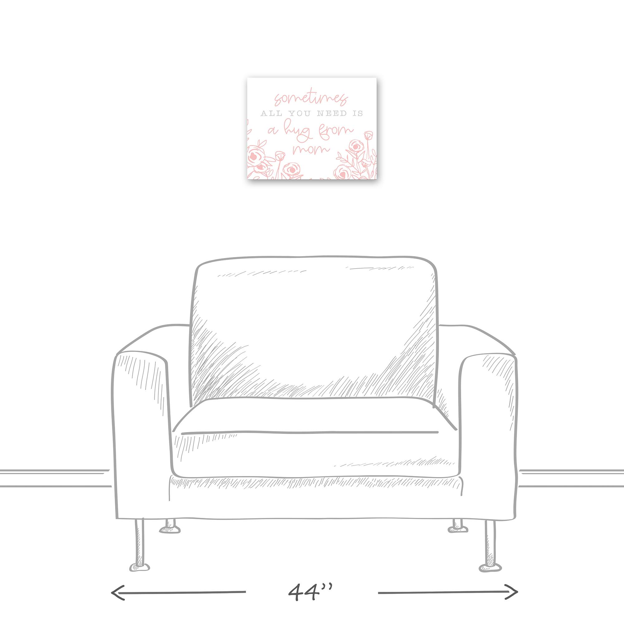 A Hug from Mom Canvas Wall Art